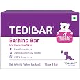 Tedebar Tedibar Moisturising Baby Bathing Bar 75gx3 (Pack of 1) 100% Soap Free ...