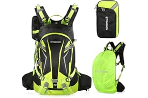 TOMSHOO 20L/30L Sac à Dos Sac de randonnée Ultraléger Respirant Imperméable pour Vélo Randonnée Équitation Voyage Alpinisme