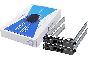 Heretom 3.5" Pouces X7K8W Y796F Disque Dur Plateau Caddie HDD Tray Caddy pour Dell Poweredge R240 R440 R540 R640 R740 R740xd R940 C6420 R6415 R7415 - avec vis