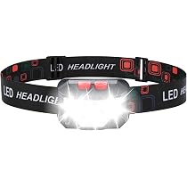 Frontale Impermeabile Torcia Frontale LED Ricaricabile GRIFEMA - 8 Modalità, Sensore Movimento, Batteria 1200mAh, Impermeabile IPX45 Torcia Frontale Per Camper
