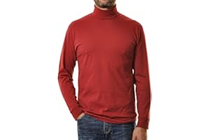 RAGMAN Herren Basic Rollkragenshirt Langarm