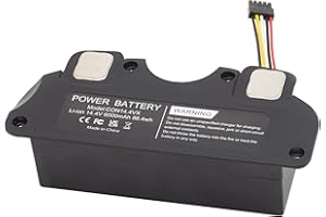 Hauteook 14.4V Li-Ion 6000mAh baterías de aspiradoras batería para Conga 4090 4490 4590 4690-Batería de reemplazo Completa con Carcasa