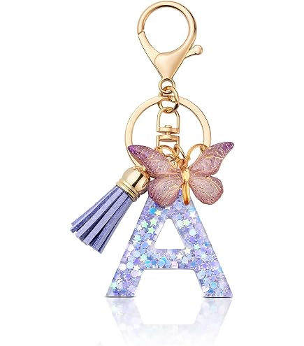 Portachiavi Tinker Bell Lettera V - Licenza Ufficiale Disney In