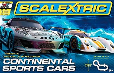 Scalextric circuit de voitures echelle 1/32 : continental sports cars scalextric