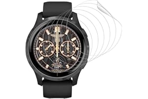 Beukei Weicher TPU Displaychutz kompatibel für Garmin Venu/Venu 2, 6 Stück Weich Schutzfolie [HD Klare][Sans Bulless][Blasenfrei] Folie