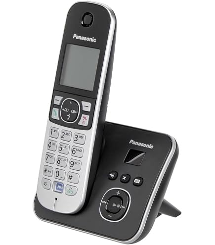 Panasonic KX-TGJ320GB - Téléphone Fixe Avec Répondeur (Version Allemande) - Noir