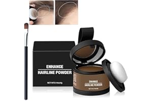 GLSAYZU Waverloo Magic Root Cover Up, Waverlo Root Cover, Enhance Hairline Powder, Magic Root Cover Up, Powder Instantly Conceals Magic Color Root Touch Up (Light Brown)