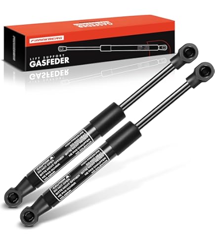 RhedexX Vérin à Gaz Rotule M6 245mm Course 80mm Force 50N-800N - Ressort Gaz Pour Portes, Volets, Portails Et Meubles