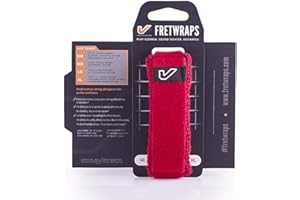 Gruv Gear FretWraps HD 'Fire' String Muter 1-Pack (Red, Extra Large) (FW-1PK-RED-XL)