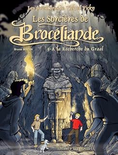 jaquette livre Les Aventures de Vick et Vicky, Tome 10 : Les Sorcières de Brocéliande : Tome 3, A la recherche du Graal