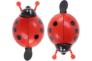 BESPORTBLE 2PCS Kids' Bike Bells Rings Bicycle Cycling Handlebar Ring Sound Horn Bell Alarm - Red