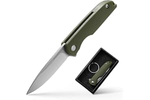 DRACHENADER Coltello tascabile Coltello pieghevole Piccolo Mini 17cm Materiale manico ABS Outdoor EDC Coltello chiave Verde