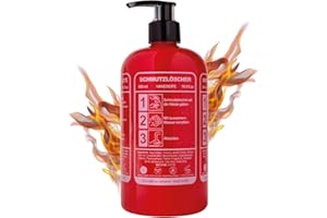 ‎ACCENTRA Accentra Handseife SCHMUTZLÖSCHER in Flasche in Feuerlöscher-Optik, 500ml Handseife im Pumpspender, Flüssigseife, Musk-Duft