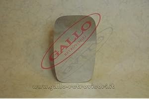 GALLO RETROVISORI SNC Specchio Retrovisore specchietto esterno - Destro, Solo Vetro con Biadesivo, Curvo, Cromato, Compatibile con Nissan Cabstar dal 2006