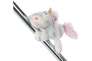 NICI- MagNICI Theodor & Friends Unicornio Moon Keeper 12cm Green, Color White, 12 cm (48623)