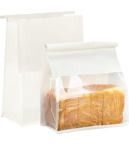 Brotbeutel - Wachspapiertüten Für Selbstgemachtes Brot, Für Paane Zubereitung, 50 Stück Papier Zur Aufbewahrung Von Backwaren Mit