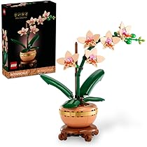 LEGO Botanicals Mini Orchid - Artificial Flowers Building Set for