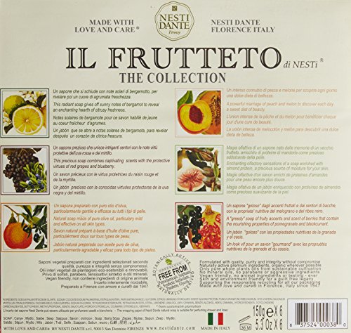 Nesti Dante Il Frutteto Soap Set, 6er Pack (6 x 150 g) - 2