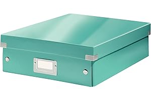 Leitz Organiser Box, Click and Store Range 60580051 - Medium, Ice blue