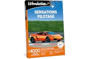 Wonderbox - Sensations Pilotage - Coffret Cadeau - Idée Cadeau Aventure