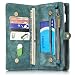 Produktbild iPhone/Samsung Leder Handytasche Case Hülle Geldbörse mit Kartenfach abnehmbar Magnet Handy Schutzhülle für Samsung Galaxy S7 Edge in Blau