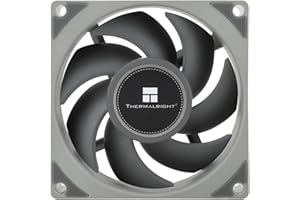 Thermalright TL-B8 wentylator do obudowy komputera, cichy, 4-pinowy wentylator PWM PC, 80 mm Silent Cooler Fan, prędkość 2200 RPM, wentylator chłodzący CPU