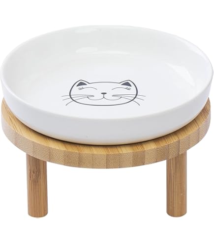 Catit Pixi Erhöhter Ergonomischer Futternapf Für Katzen, 200ml, Weiß