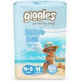 Giggles K&uuml;lotlu Mayo Bebek Bezi Sıvı Ge&ccedil;irmez 4-5 Numara 9-15 Kg 2 Paket 22 Adet