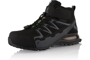 Fusskleidung® Damen Herren Winterstiefel wasserdichte Warm Gefütterte Wanderschuhe