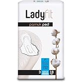 Ladyfit Pamuk S&uuml;per Gece 18'li Vegan Ped