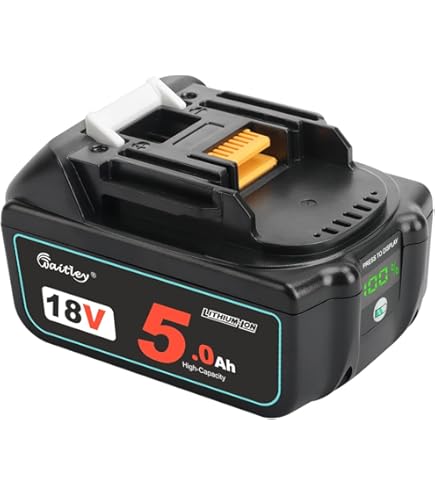 FengBP® Für 5A 18V 5000mAh Akku Makita BL1850 B BL1830 B L1840B BL1815