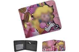 TOMICY Billetera Portátil Tarjeta Billetera PU Corto Billetera con Cremallera Dibujos Animados Accesorios delgada turísticos para la fiesta de cumpleaños para Niños Niñas Fans Regalo