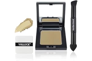 VOLLUCK Polvo de raíz de cobertura instantánea para cabellos canos y cabellos claros, polvos naturales para hombres y mujeres (rubio medio, 12 g)