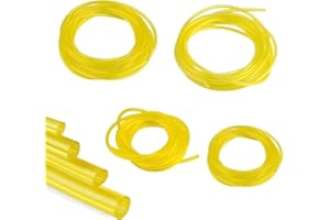 DOUKESH Tubi per Carburante Set,Tubo Benzina Carburante,Tubo del Carburante Benzina,Tubo Dell’olio Diesel,Tubi Del Carburante,2x3.5MM,2.5x5MM,3x5MM,3x6MM per Decespugliatore,Motosega,Carburatore Motore
