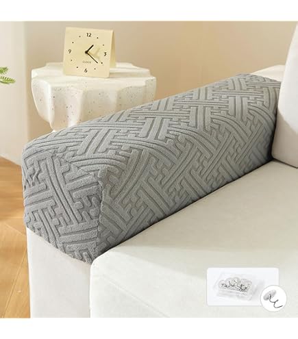 Velours Housse Accoudoir Canapé,Lot De 2 Antidérapant Housse Accoudoir Canape Lot De 2 Antiderapant Housse Accoudoir Fauteuil Elastiques Protege Extensible Accoudoir Canape Pour Fauteuils 79135499