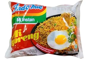 WANAHONG Indomie Mi Goreng Lot de 40 nouilles instantanées frites 80 g