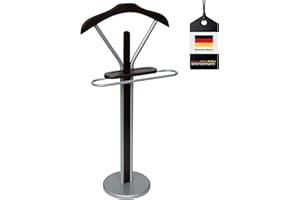 ‎BREMERMANN bremermann Kleiderbutler, Herrendiener, stummer Diener, Garderobe, Bügel in braun (Silbergrau)