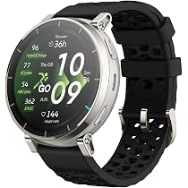 Pellicola In Vetro Temperato 4 Pezzi Per Amazfit Active 3 Premium, Antigraffio E Oleorepellente, 2.5D Copertura Totale HD