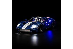 PIPART LED Light Kit for Lego 42154 Ford GT Car Model, ONLY Light Kit, Lego Model is NOT Included