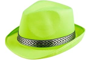 Boland - Chapeau Funky Unisexe Adulte Couleur Unie Disco Fête à thème Carnaval Fête Déguisée