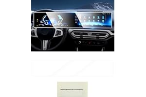 SHSBSCAR 2024 iX i3 Navigation Displayschutzfolie für BMW Zoll In-Dash Displayschutzfolie Kompatibel mit i4 M50 eDrive35 eDrive40 X3 X4 X5 i3 i5 i7 G20 G30 G60 2022 2023