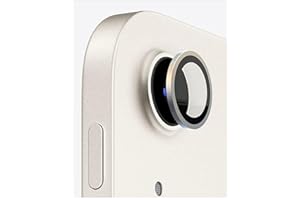 GIOPUEY [Protección Integral Protector de Lente de Cámara Compatible con iPad Air 11 Inch M3 2025, [Doble Protección] Metal + Vidrio Templado, Protector de Cámara -Gold