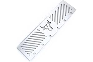 tuning-art WH17 Edelstahl Warmhalterost | Kompatibel mit Napoleon Lex 485 Baureihe Gasgrill, Größe:485er Serie Flach Bulle