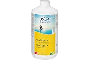 WELLSAPOOL Alba Super K Algizid Algen-Ex Schaumfrei Algen,-Vernichter -Verhütung 1 L (1 Flasche)