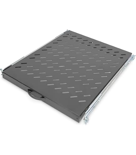 Tiroir Rack Pré-assemblé Baie De Brassage 10 Pouces GeeekPi Aroire De Serveur à Tiroirs 2U Pour Racks Et Aroires De Armoire Informatique 2u Tiroir Verrouillable 25,4 Cm Pour DeskPi RackMate T2