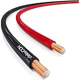 deleyCON 25m (82.02 ft.) Loudspeaker Cable 2x 1.5mm² Speaker Cable CCA Copper-Coated Aluminium 2x48x0.20mm Filaments Polarity