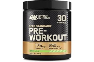 Optimum Nutrition Gold Standard Pre-Workout Pulver, Grönt Äpple, 330g, 30 Portioner