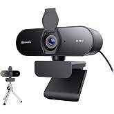 N newline 4K Webcam with 2 Microphone with Metal Tripod, 1080p@60fps, Autofokus PDAF in 1 Second, Clear Stereo Sound, Light C