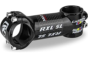 LOVEJIA RXL SL Potencia MTB, Vástago Manillar 31.8, Potencia Bicicleta Carretera 6 Grados 60mm 70mm 80mm 90mm 100mm 110mm 120mm, 3K Ligero Potencia Bicicleta Montaña for BTT BMX E-bike DH Enduro Fixie XC
