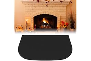 IXYHKB Funkenschutzplatte für Kaminofen, Feuerfeste Matte Kamin, Feuerfeste Bodenschutzmatte, Feuerfeste Unterlage für Kaminofen, Kaminbodenplatte zum Schutz des Bodens Vor Funken (50×80 cm)